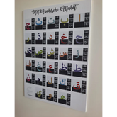 Arabisch alfabetbord magnetisch met kleurrijke letters voor leerzaam en leuk leren